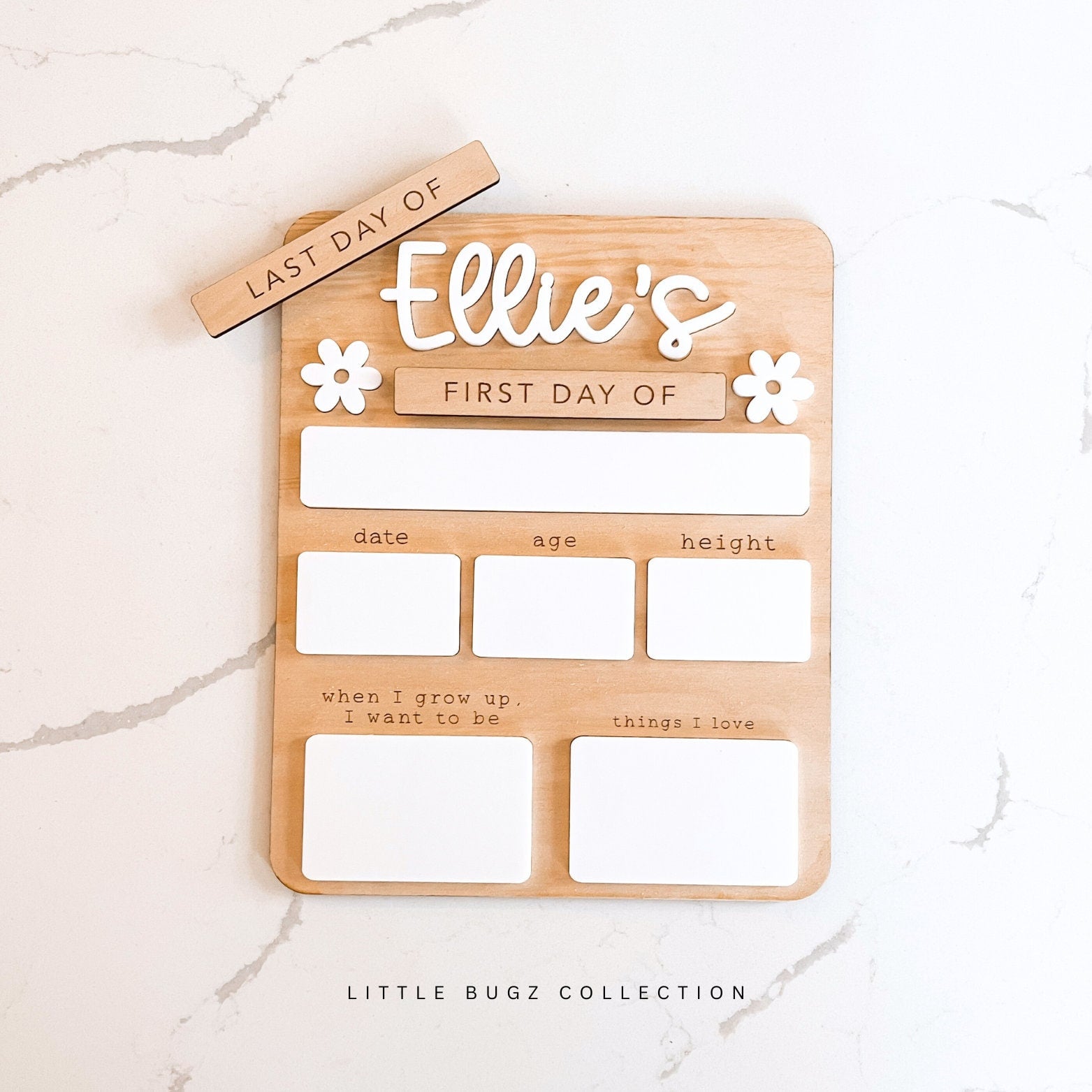 back to school sign, first day of school sign, Back to school board, interchangeable first and last day, first and last day of school sign