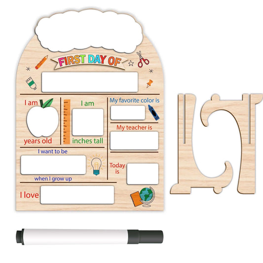 First And Last Day School Sign, Back to School Sign for Kids, Wooden School Board, Wooden First Day/Last Day Sign, School Sign for Kid, Kind